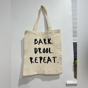 New Custom Big Dog Bark Drool Giant Breed Tote Bag